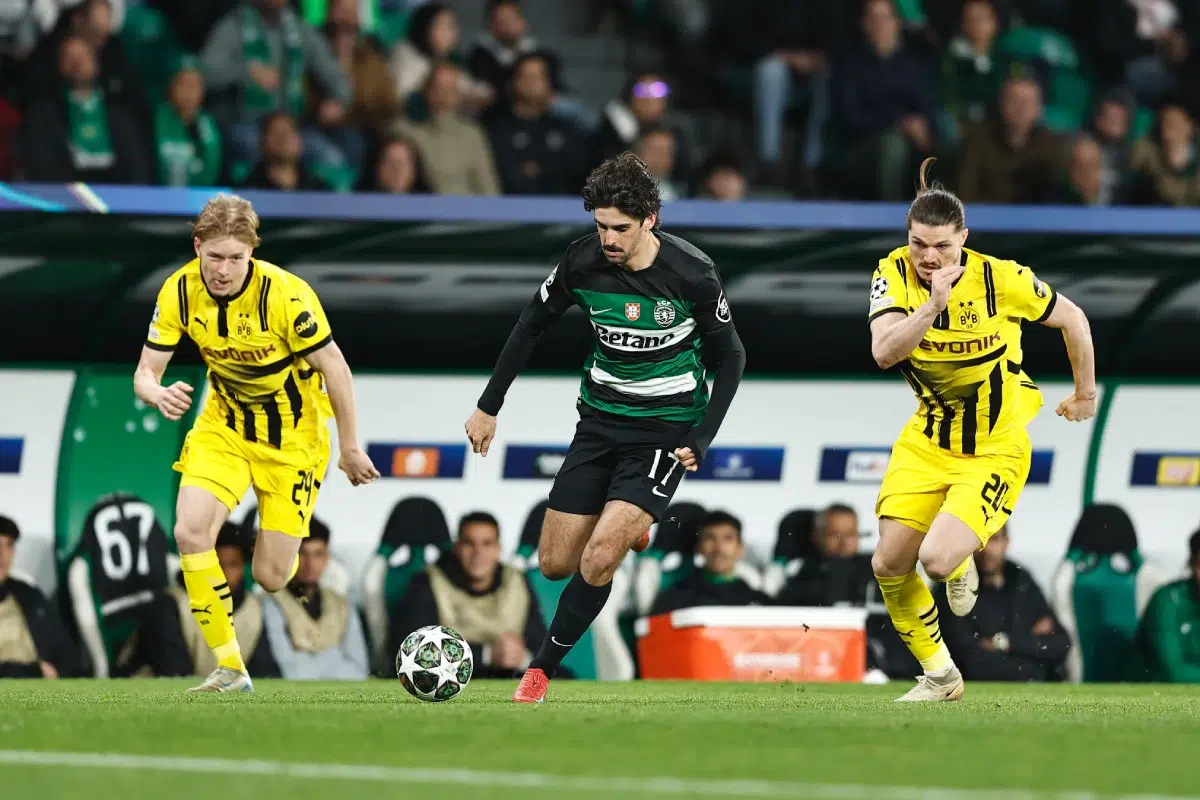 Francisco Trincao (SportingCP) Football/Soccer : "UEFA Champions League" knockout phase play-offs