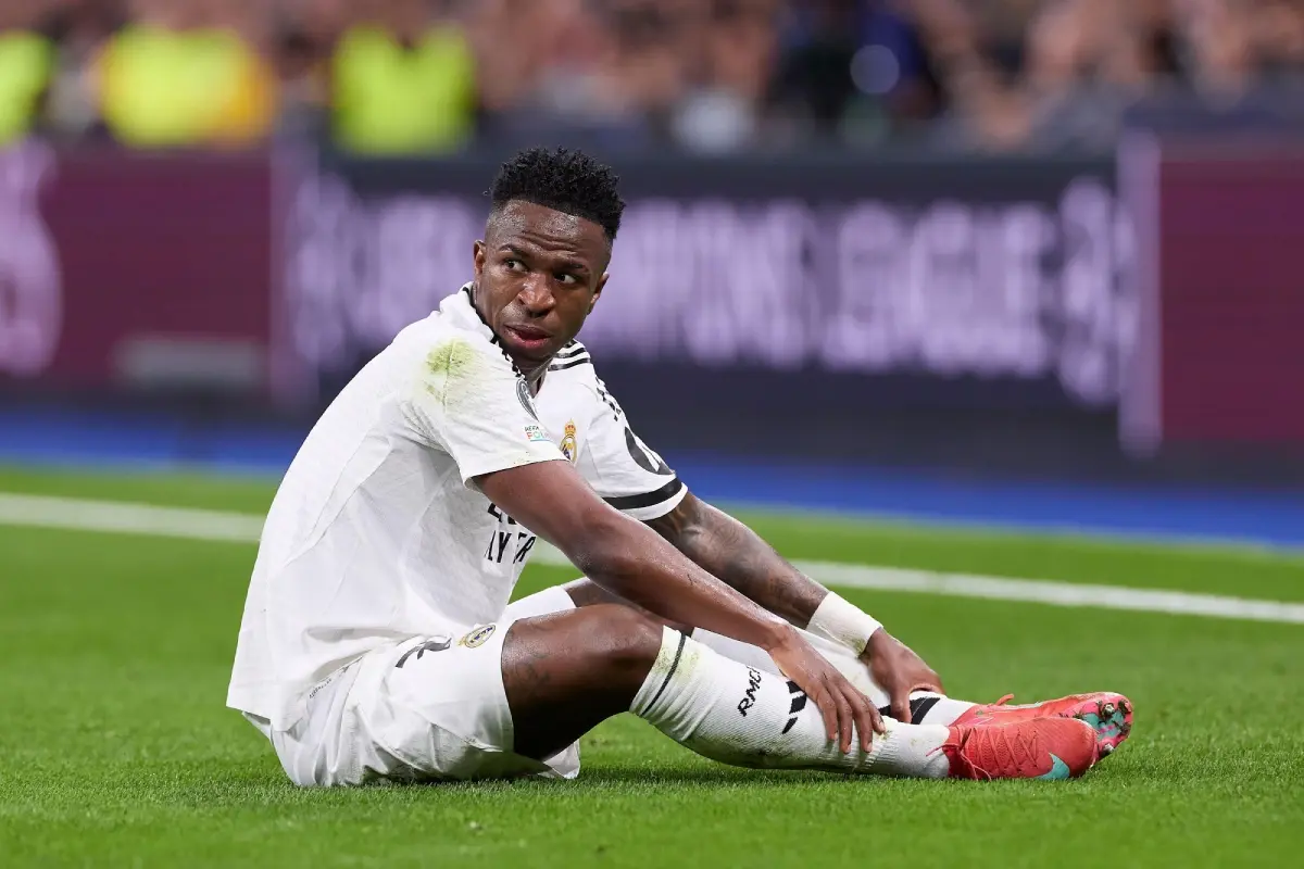 Vinicius Junior of Real Madrid CF seen during the 2024/2025 UEFA Champions League round of 16